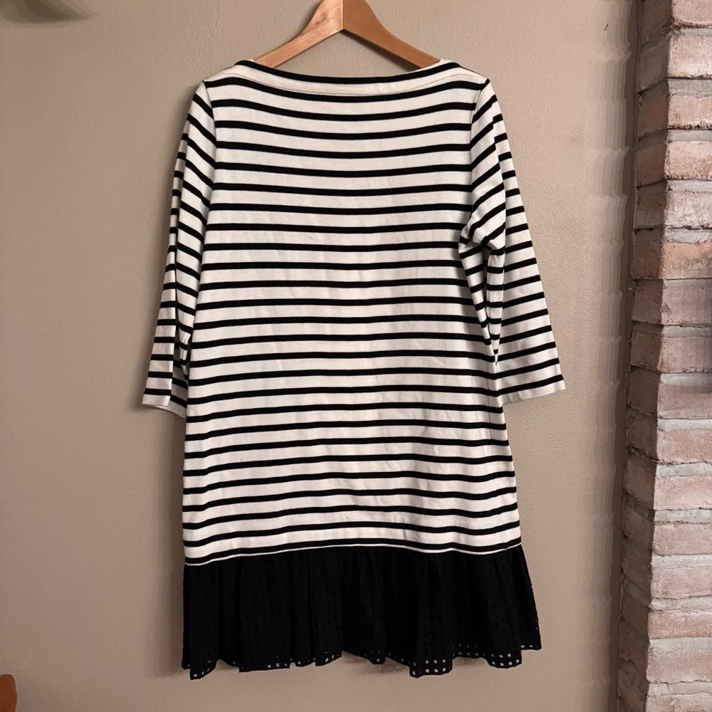 KATE‎ SPADE x BROOME STREET Dot Eyelet Stripe Dress